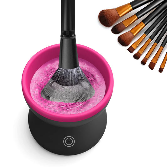 GlamClean™ - Portable Automatic USB Cosmetic Brush Cleaner