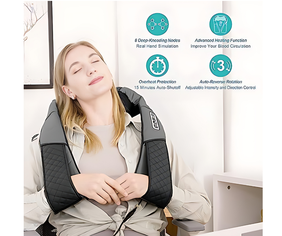 SerenityShiatsu™ - Deep Kneading Neck Massager