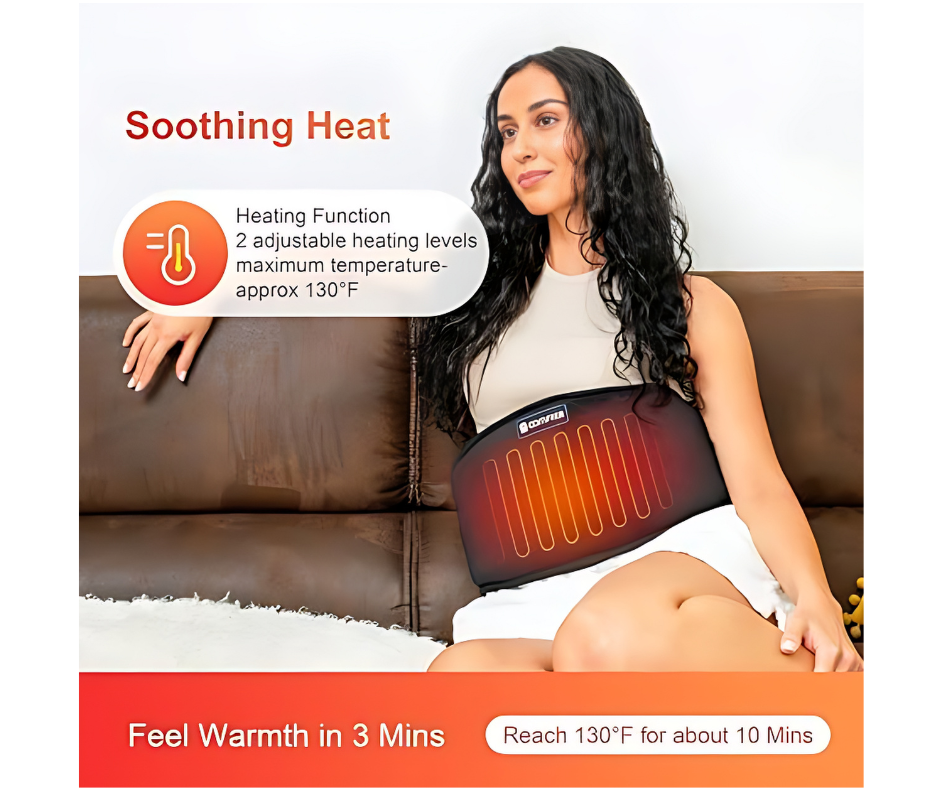 ThermaSoothe™ - Soothing Heat & Massage to Relieve Menstrual Cramps and Back Pain