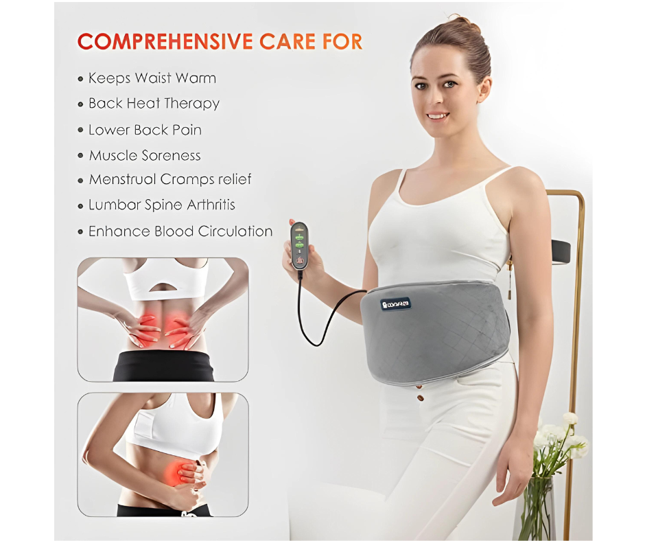ThermaSoothe™ - Soothing Heat & Massage to Relieve Menstrual Cramps and Back Pain