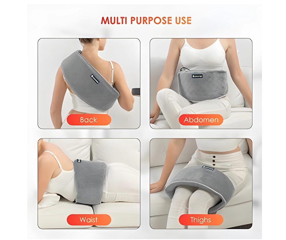 ThermaSoothe™ - Soothing Heat & Massage to Relieve Menstrual Cramps and Back Pain