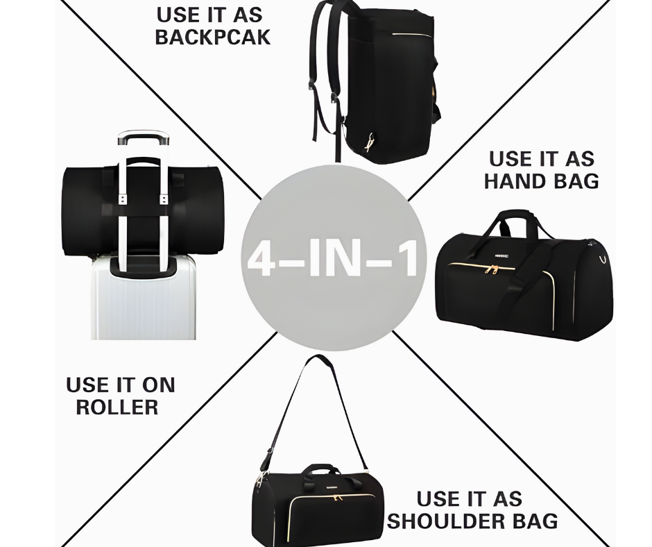 DuffleMate™- 4 in 1 Convertible Garment bag