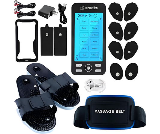 MuscleMaster™ - Revitalizing 24 preprogramed Massager , Belt, & Shoes