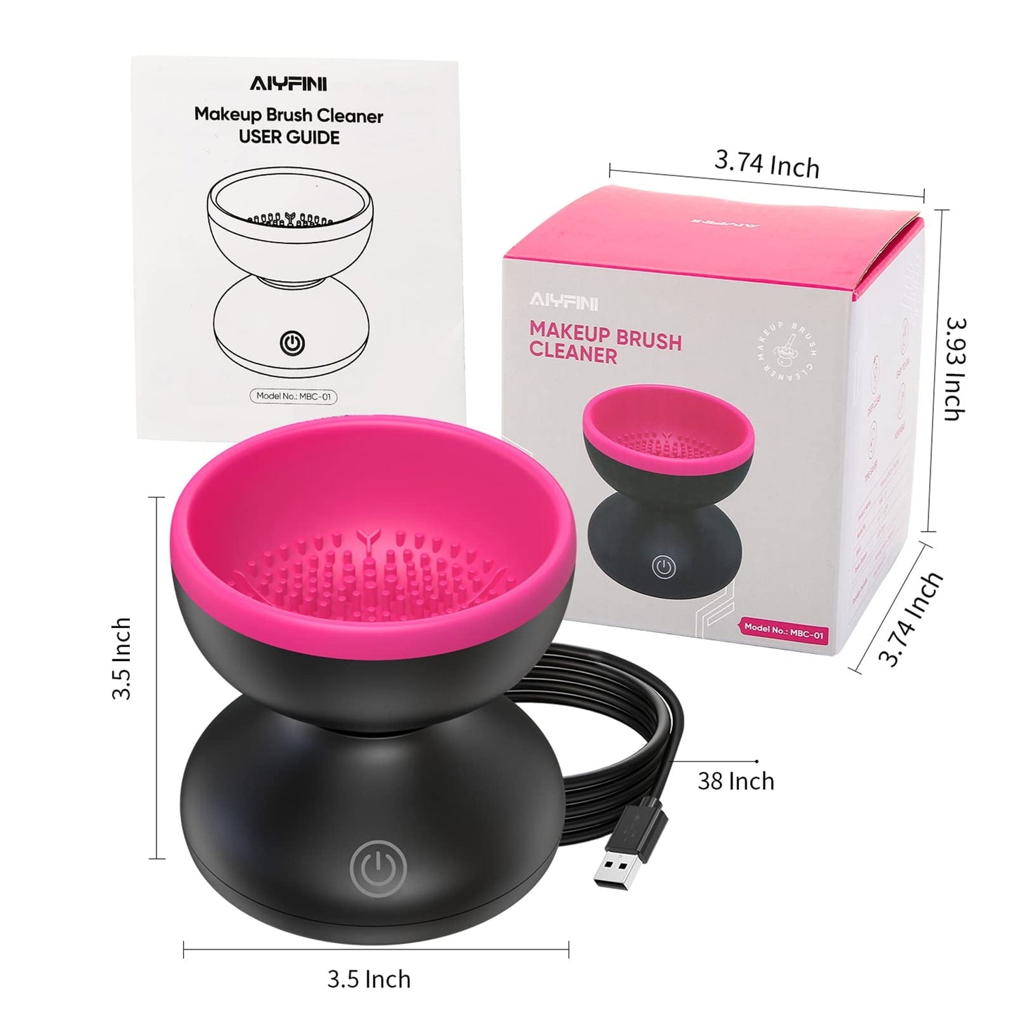 GlamClean™ -  Portable Automatic USB Cosmetic Brush Cleaner